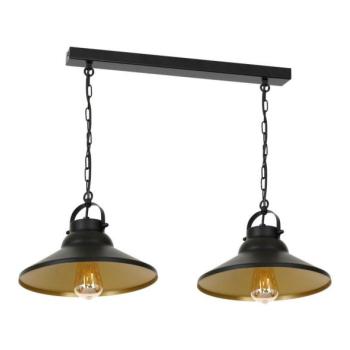  Csillár láncon IRON 2xE27/60W/230V  kép