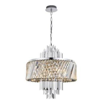  Csillár láncon MARGOT 9xE14/40W/230V króm  kép