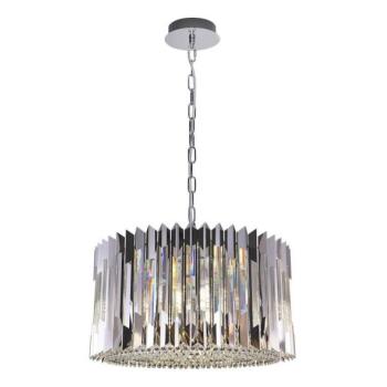  Csillár láncon RITZ 12xE14/40W/230V átm. 54 cm fényezett króm  kép