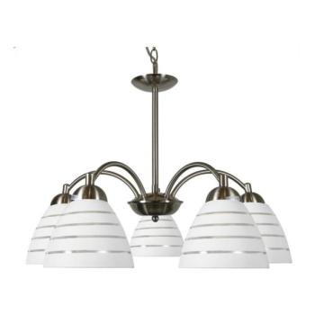  Csillár láncon ULI 5xE27/60W/230V  kép
