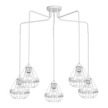  Csillár RING 5xE27/60W/230V pók fehér  kép