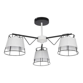  Csillár rúdon 3xE27/60W/230V fehér  kép