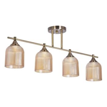  Csillár rúdon 4xE14/60W/230V réz  kép