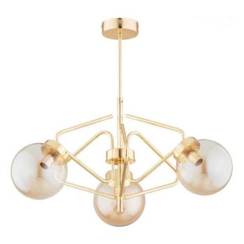 Csillár rúdon  BARSUM 3xE14/10W/230V arany  kép
