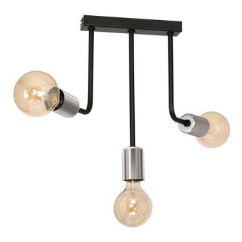  Csillár rúdon CANDELA 3xE27/15W/230V fekete  kép