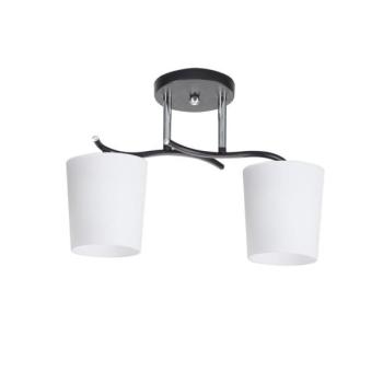  Csillár rúdon ESNYR 2xE27/40W/230V fekete/fehér  kép