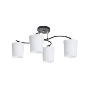  Csillár rúdon ESNYR 4xE27/40W/230V fekete/fehér  kép