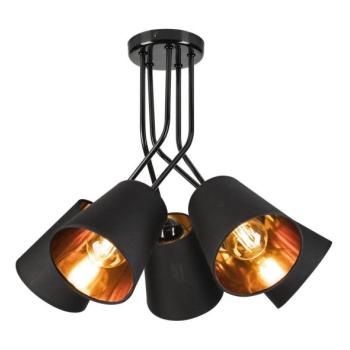  Csillár rúdon IRMA 5xE27/60W/230V fekete  kép