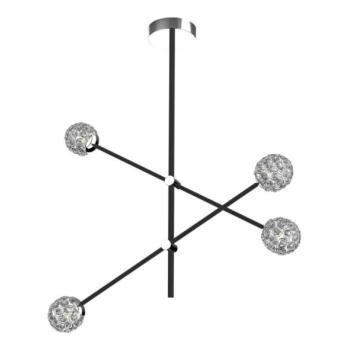  Csillár rúdon PAKSOS 4xG9/5W/230V fekete  kép