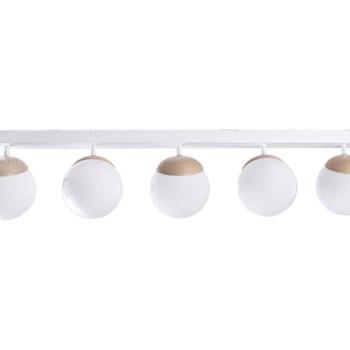  Csillár SFERA WOOD 5xE14/40W/230V fehér  kép