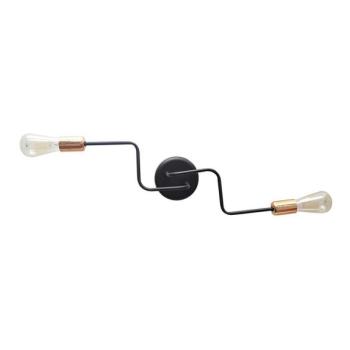  Csillár TUBE 2xE27/15W/230V fekete  kép