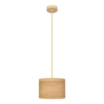  Csillár zsinóron ALBA 1xE27/15W/230V á. 20 cm barna  kép