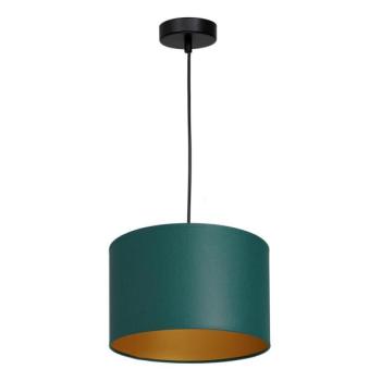  Csillár zsinóron ARDEN 1xE27/60W/230V á. 25 cm zöld/arany  kép