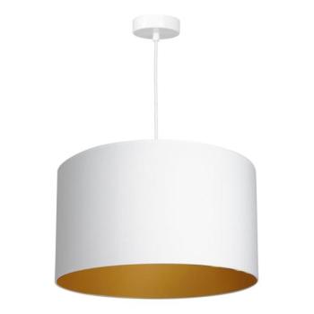  Csillár zsinóron ARDEN 1xE27/60W/230V á. 40 cm fehér/arany  kép