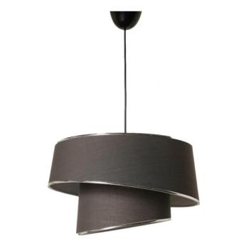  Csillár zsinóron BARETTE 1xE27/60W/230V antracit/fényes króm  kép