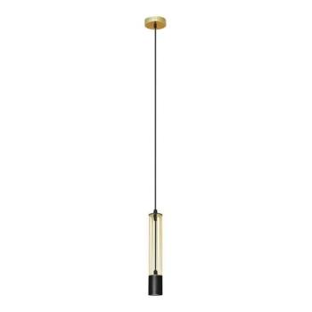  Csillár zsinóron BARS 1xGU10/20W/230V arany/fekete  kép