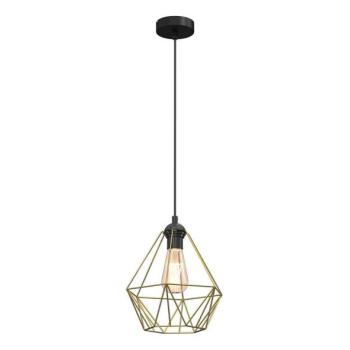  Csillár zsinóron BASKET 1xE27/60W/230V átm. 25 cm arany  kép