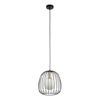  Csillár zsinóron BELL 1xG9/12W/230V átm. 24 cm fekete/arany  kép