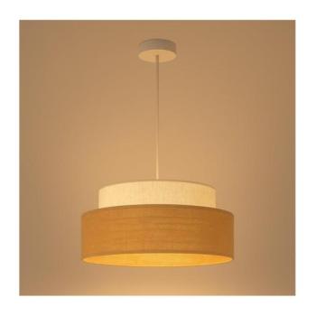  Csillár zsinóron BOHO 1xE27/60W/230V átm. 40 cm krémes/bézs  kép