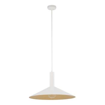  Csillár zsinóron CAPRI 1xE27/15W/230V átm. 50 cm fehér/arany  kép