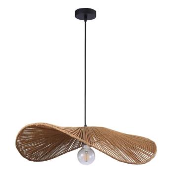  Csillár zsinóron CAPRI 1xE27/20W/230V átm. 60 cm bambusz  kép
