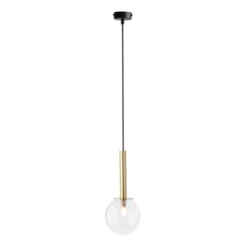  Csillár zsinóron DAISY 1xG9/12W/230V átm. 14 cm arany/fekete/átlátszó  kép