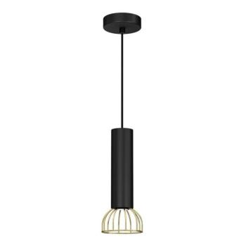  Csillár zsinóron DANTE 1xGU10/25W/230V fekete/arany  kép