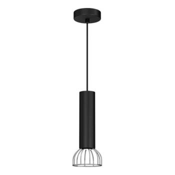  Csillár zsinóron DANTE 1xGU10/25W/230V fekete/fényezett króm  kép