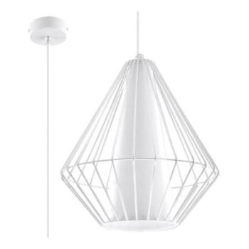  Csillár zsinóron DEMI 1xE27/60W/230V fehér  kép