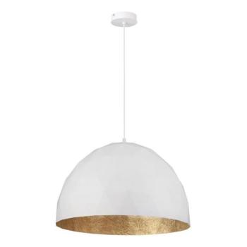  Csillár zsinóron DIAMENT 1xE27/60W/230V á. 50 cm fehér/arany  kép