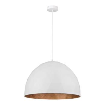  Csillár zsinóron DIAMENT 1xE27/60W/230V á. 50 cm fehér/réz  kép