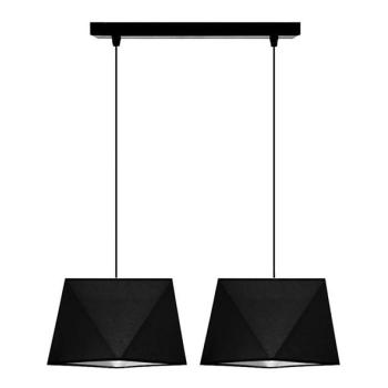  Csillár zsinóron DIAMENT 2xE27/60W/230V fekete  kép