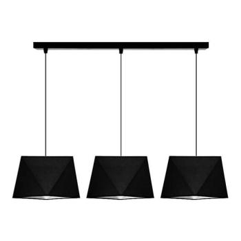  Csillár zsinóron DIAMENT 3xE27/60W/230V fekete  kép