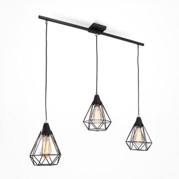  Csillár zsinóron DIAMOND 3xE27/60W/230V 83 cm  kép