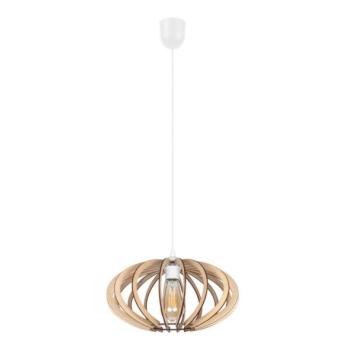  Csillár zsinóron EARTH 1xE27/60W/230V fehér/bézs  kép
