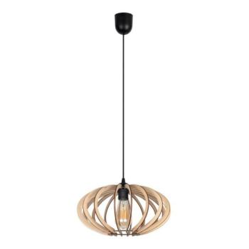  Csillár zsinóron EARTH 1xE27/60W/230V fekete/bézs  kép