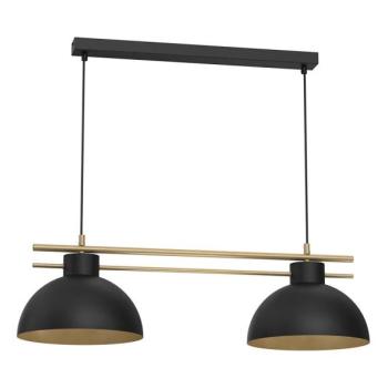 Csillár zsinóron ESTATE 2xE27/15W/230V fekete  kép