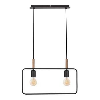  Csillár zsinóron FRAME 2xE27/60W/230V fekete  kép