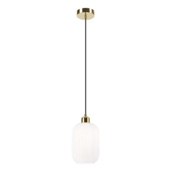  Csillár zsinóron HARMA 1xE27/15W/230V átm. 14 cm fehér/arany  kép