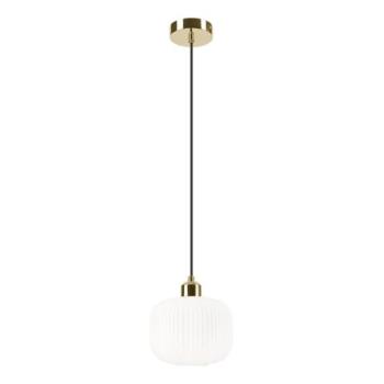  Csillár zsinóron HARMA 1xE27/15W/230V átm. 20 cm fehér/arany  kép
