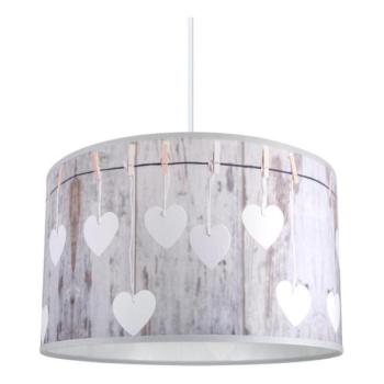  Csillár zsinóron HEART 1xE27/60W/230V  kép