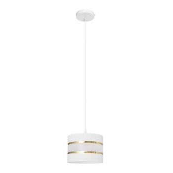 Csillár zsinóron HELEN 1xE27/15W/230V á. 20 cm fehér/arany  kép
