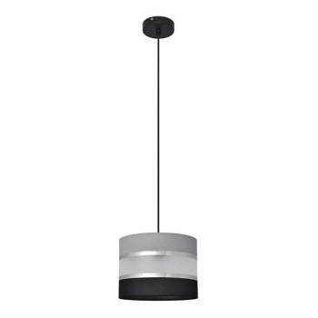  Csillár zsinóron HELEN 1xE27/15W/230V á. 20 cm fekete/szürke/ezüst  kép