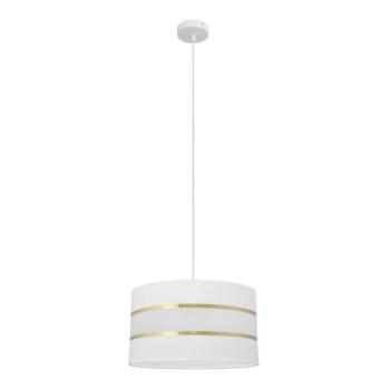  Csillár zsinóron HELEN 1xE27/15W/230V á. 35 cm fehér/arany  kép