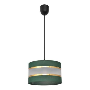  Csillár zsinóron HELEN 1xE27/15W/230V átm. 25 cm zöld/arany  kép