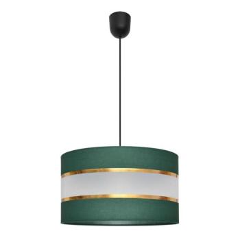  Csillár zsinóron HELEN 1xE27/15W/230V átm. 35 cm zöld/arany  kép