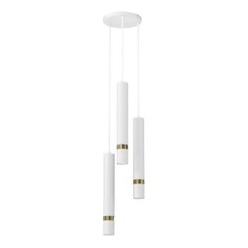  Csillár zsinóron JOKER 3xGU10/8W/230V fehér/arany  kép