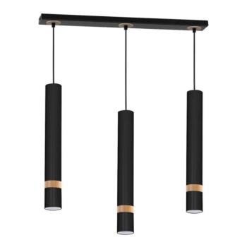  Csillár zsinóron JOKER BLACK WOOD 3xGU10/8W/230V  kép