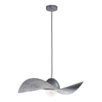  Csillár zsinóron KAPELLO 1xE27/60W/230V átm. 55 cm szürke/ezüst  kép