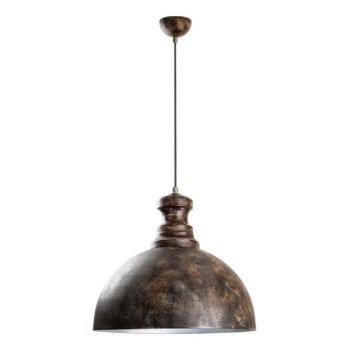  Csillár zsinóron KURE 1xE27/40W/230V átm. 40 cm szürke  kép